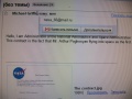 Արթուրի փրուֆը. НАСА-ի նամակը, mail.ru դոմենից, բնականաբար։